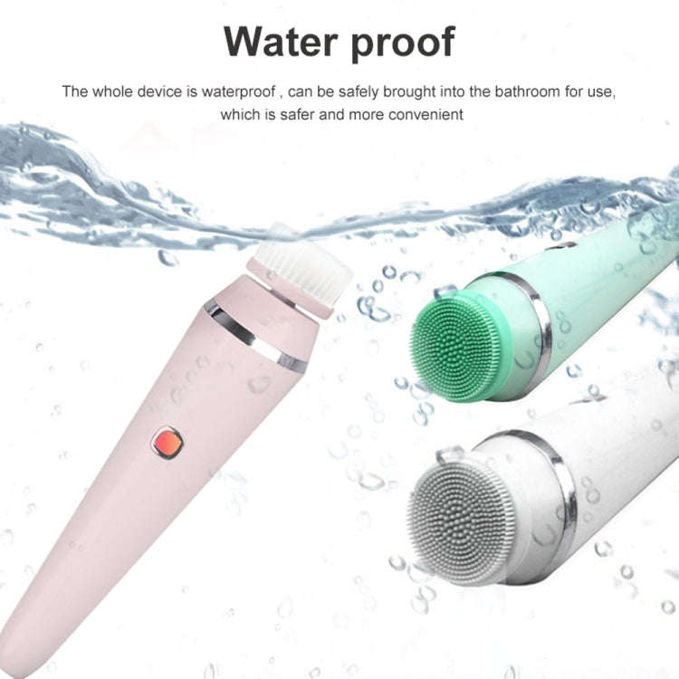 4-In-1 Electric Facial Cleansing Brush To Clean Pores And Blackheads Makeup Remover Brush Waterpr...