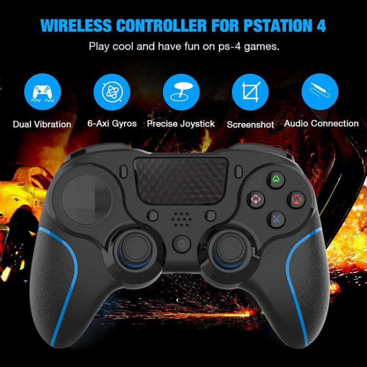 MB-P913 PC Six-Axis Somatosensory Back Key Programming Dual Vibration Bluetooth Gamepad For PS4 P...