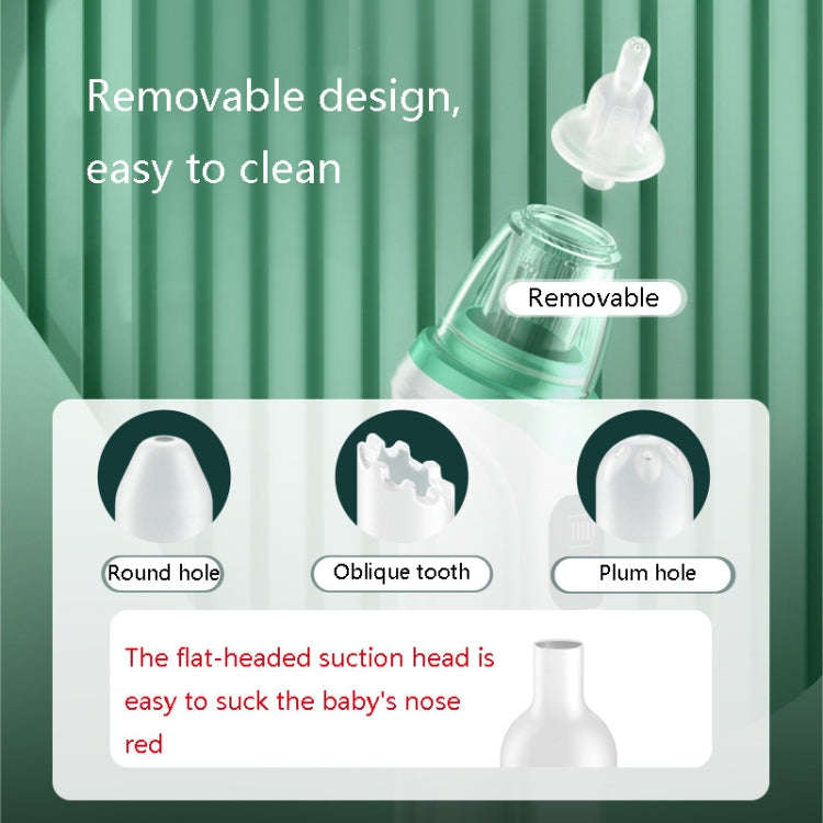NW-A11 Electric Baby Nasal Aspirator USB Electric Nose Cleaner(White)