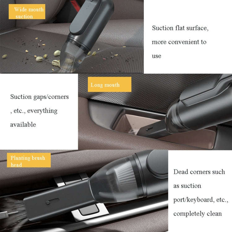 13000 Pa Car Vacuum Cleaner Wireless Handheld Mini Multi-Function UV Sterilization Vacuum Cleaner...