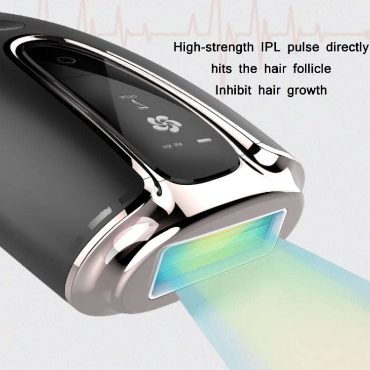 Ladies Laser Hair Removal Device Home IPL Photon Electric Skin Rejuvenation Device, Shape: EU Plu...