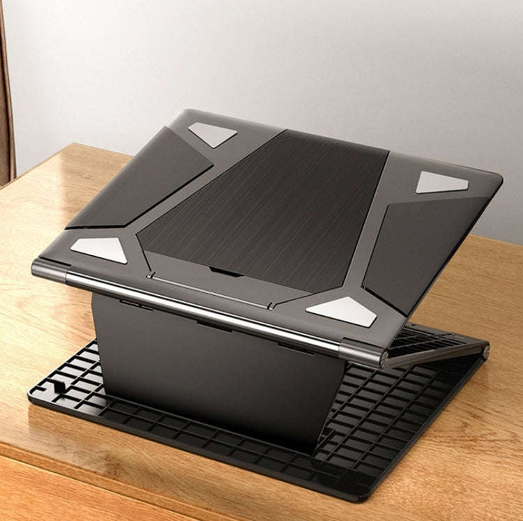 N5 Laptop Stand Portable Double-Layer Multi-Gear Adjustment Heightening Folding Plastic Heat Diss...