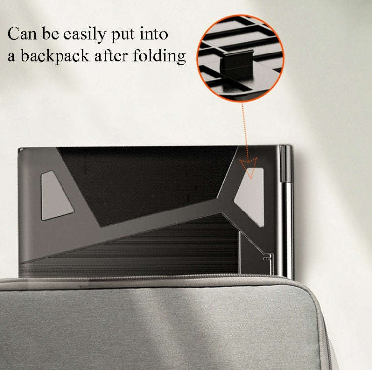 N5 Laptop Stand Portable Double-Layer Multi-Gear Adjustment Heightening Folding Plastic Heat Diss...