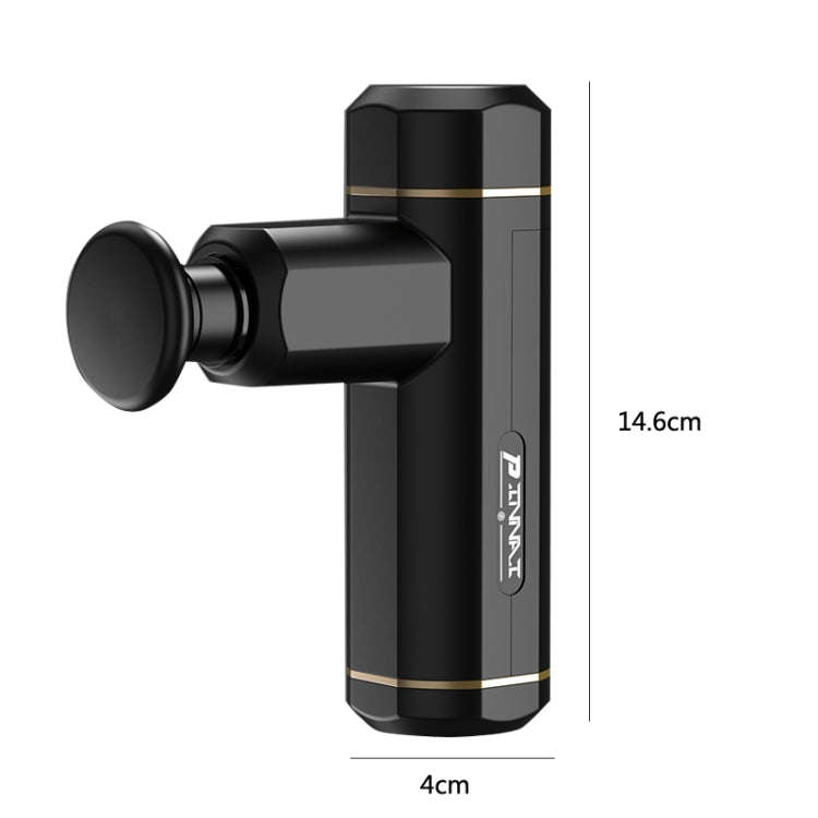 PINNAI Mini Electric Fascia Instrument Muscle Neck Membrane Relaxing Massager(Black)