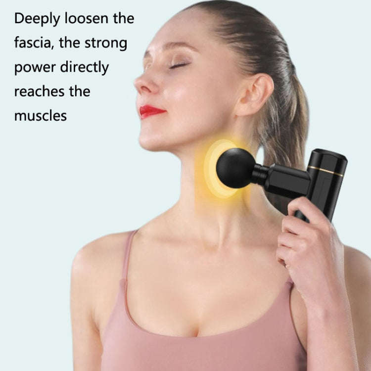PINNAI Mini Electric Fascia Instrument Muscle Neck Membrane Relaxing Massager(Green)
