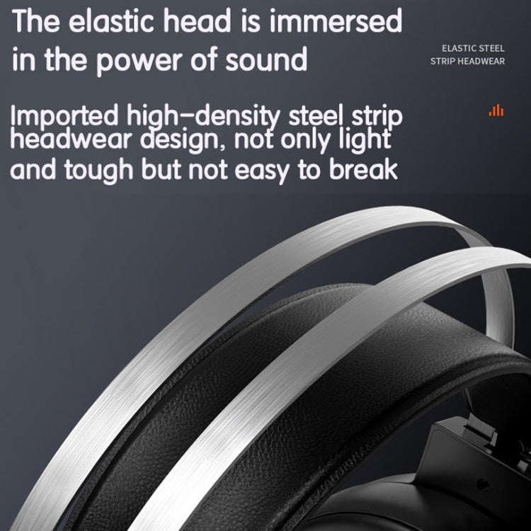 FOREV G97 RGB Luminous Wired Game Headset with Mic, Spec: 7.1 Channel (Black)