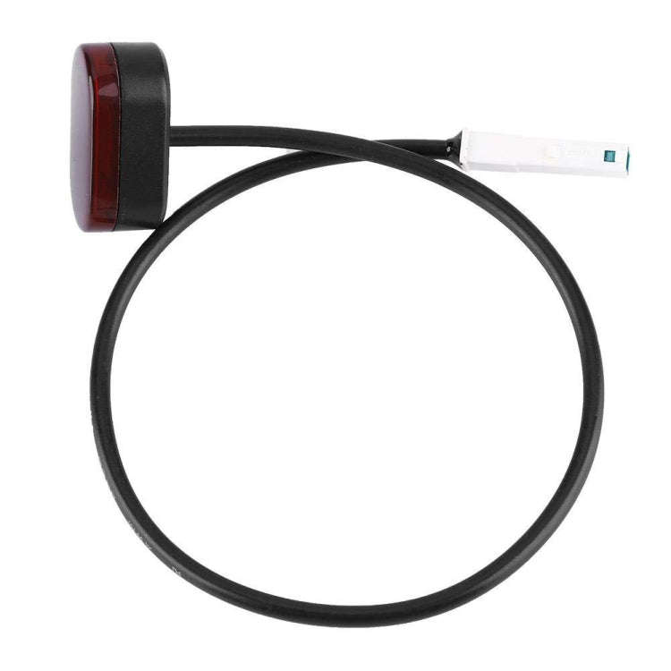 For Xiaomi Mijia M365 Scooter Rear Fending Plate Tail Light Brake Light With Cable & Chip(Black)