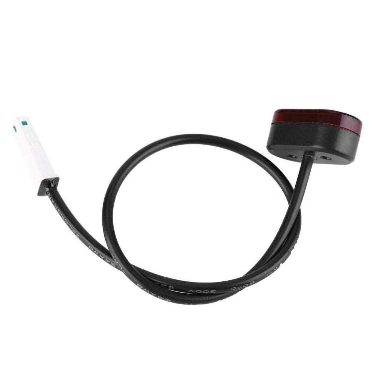 For Xiaomi Mijia M365 Scooter Rear Fending Plate Tail Light Brake Light With Cable & Chip(Black)