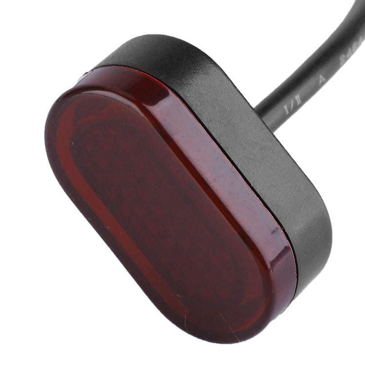 For Xiaomi Mijia M365 Scooter Rear Fending Plate Tail Light Brake Light With Cable & Chip(Black)