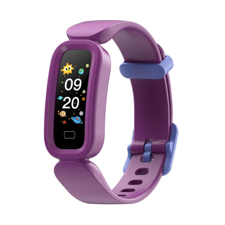 S90 Sleep Monitoring Bluetooth Sports Pedometer Smart Bracelet(Purple)