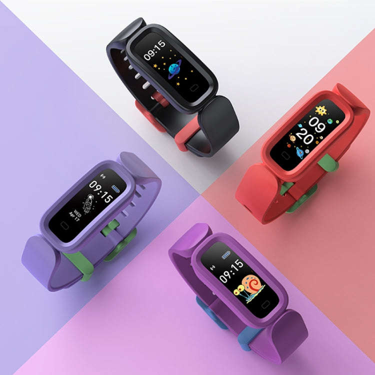 S90 Sleep Monitoring Bluetooth Sports Pedometer Smart Bracelet(Purple)