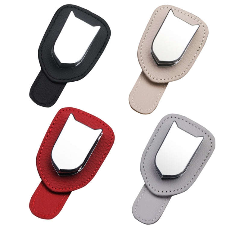 529 Car Sun Visor Glasses Clip Sunglasses Holder(Gray)