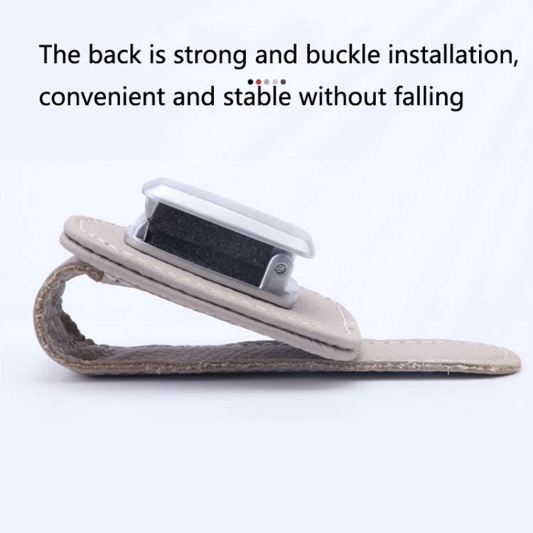 529 Car Sun Visor Glasses Clip Sunglasses Holder(Gray)