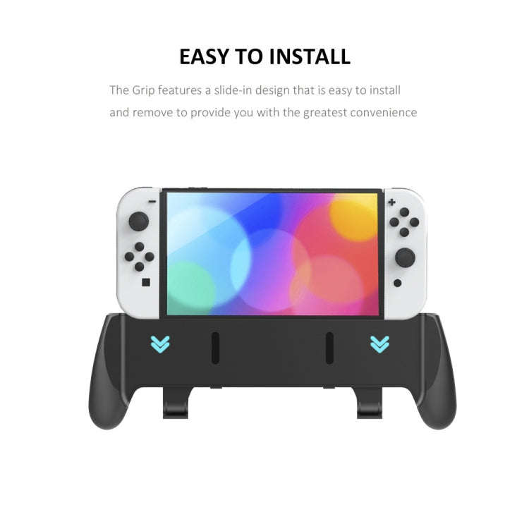 JYS NS218 Multifunctional Game Console Integrated Protective Case With Grip  For Switch OLED(White)