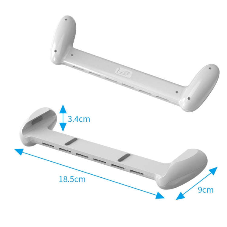 JYS NS217 Host Handle With Game Card Storage For Switch OLED(White)