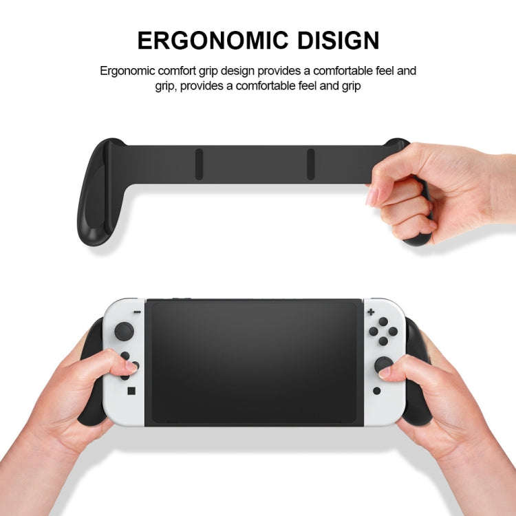 JYS NS217 Host Handle With Game Card Storage For Switch OLED(Black)