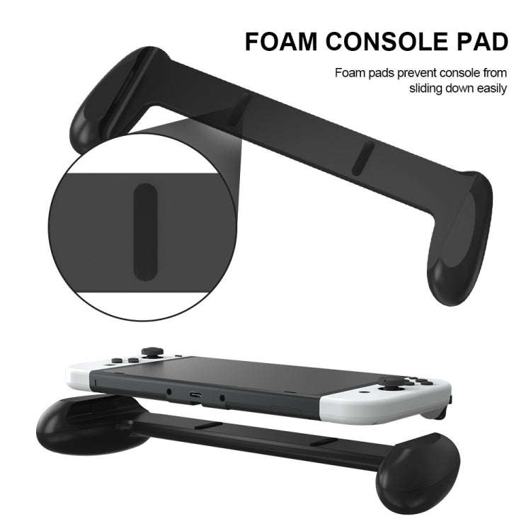 JYS NS217 Host Handle With Game Card Storage For Switch OLED(Black)