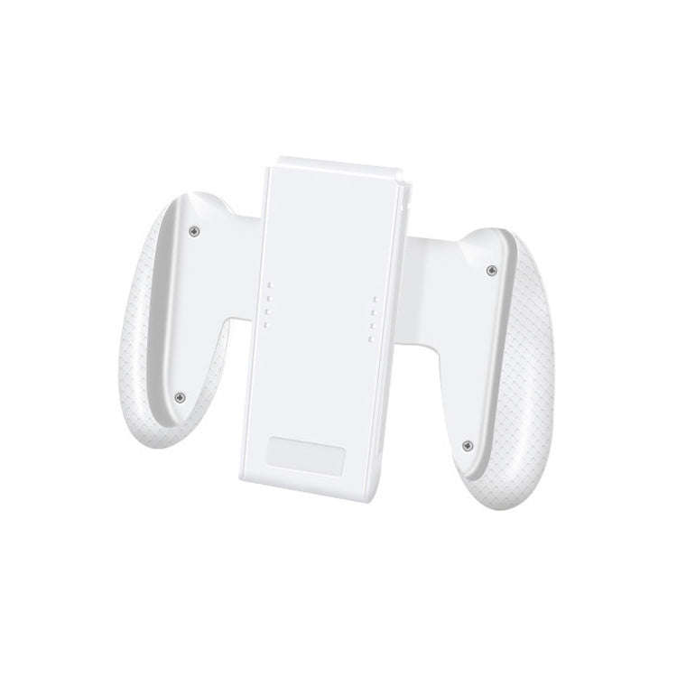 KJH NS-072 ABS Integrated Design Game Grip For Switch OLED(White)