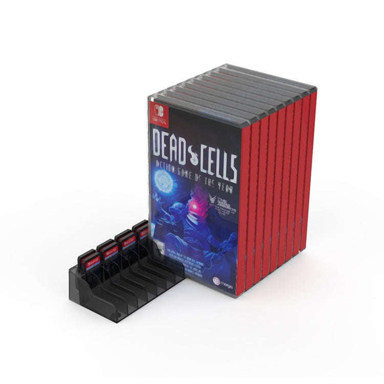 KJH NS-059 Game Card Box Storage Rack Can Store 16 Pieces For Switch(Black)