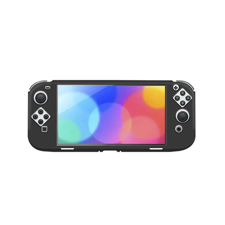 KJH NS-067 Host Siamese Silicone Protective Case For Switch OLED(Black)