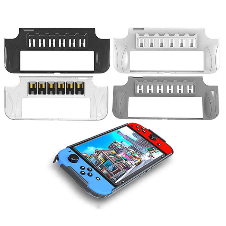 SND-481 Host Semi-Package PC Protective Shell Accommodate 6 Game Cards For Switch OLED(Transparent)