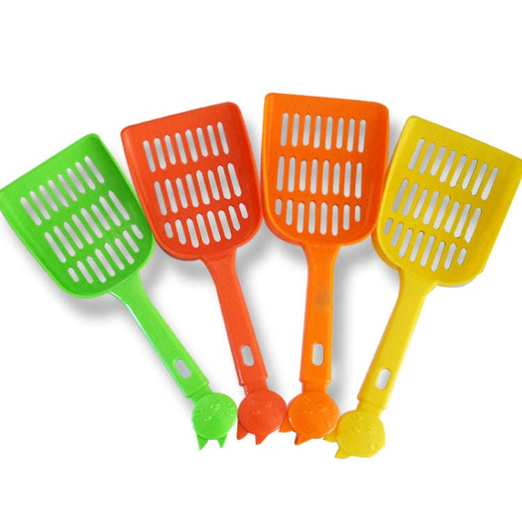 93817 Pet Cleaning Supplies Grid Cat Litter Scoop Color Random Delivery