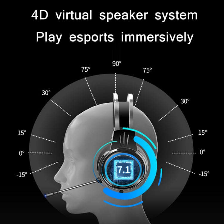 Heir Audio Head-Mounted Gaming Wired Headset With Microphone, Colour: X8 7.1 Sound Upgrade (Pink)