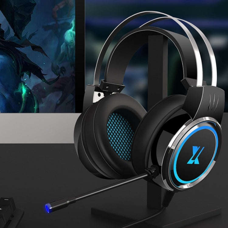 Heir Audio Head-Mounted Gaming Wired Headset With Microphone, Colour: X8 7.1 Sound Upgrade (Pink)