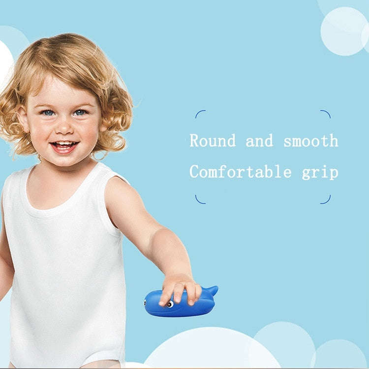2 PCS Little Fish Baby Bath Electronic Thermometer Bathtub Pool Water Thermometer(Blue)