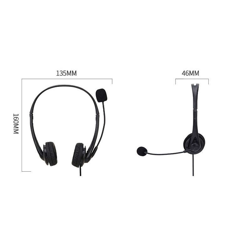 SOYTO SY490 Teaching Office Network Class Student Education Computer Headset, Style: Double Ear B...