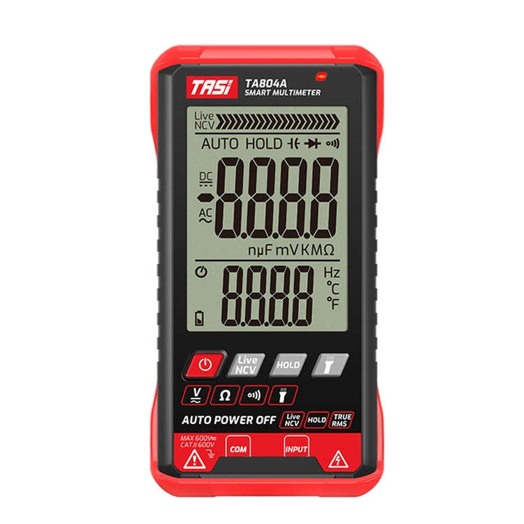 TASI TA804A Auto Digital Intelligent Multimeter OHM NCV Voltage Meter