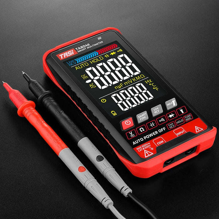 TASI TA804B Auto + Manual Color Screen Digital Intelligent Multimeter OHM NCV Voltage Meter