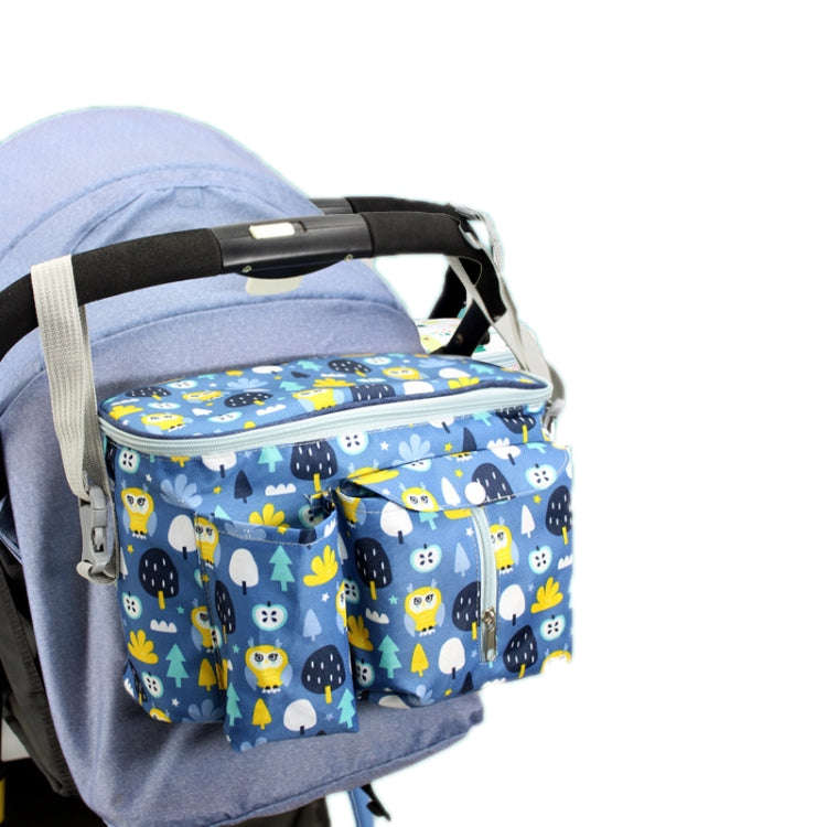 Multifunctional Baby Stroller Storage Bag, Colour: Tibetan Owl