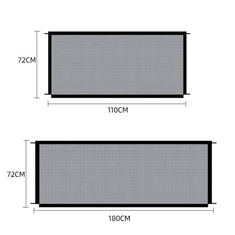 Pet Protective Fence Dog Isolation Net, Size 180x72cm