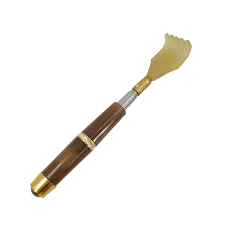 Magnetic Tickling Retractable Back Scratcher(Brown)