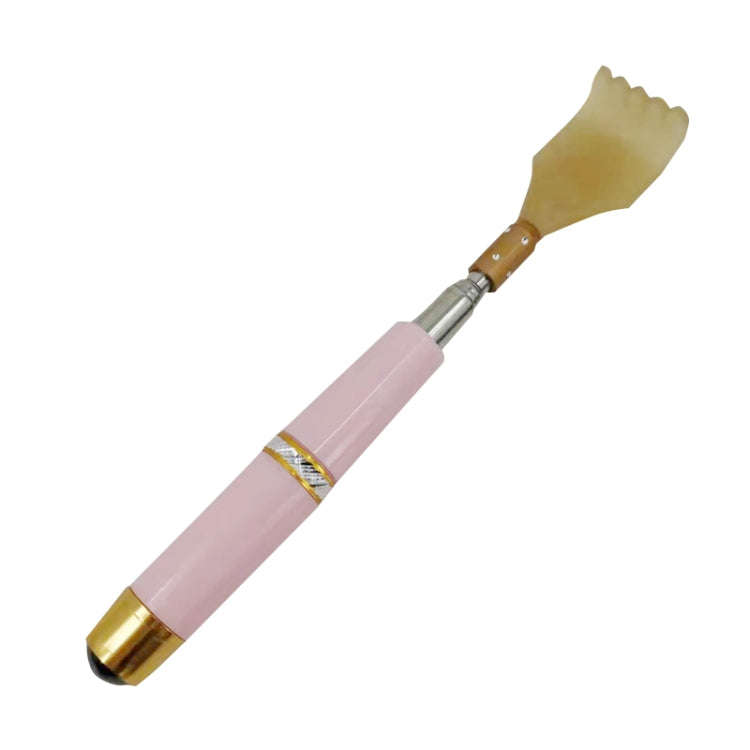 Magnetic Tickling Retractable Back Scratcher(Pink)