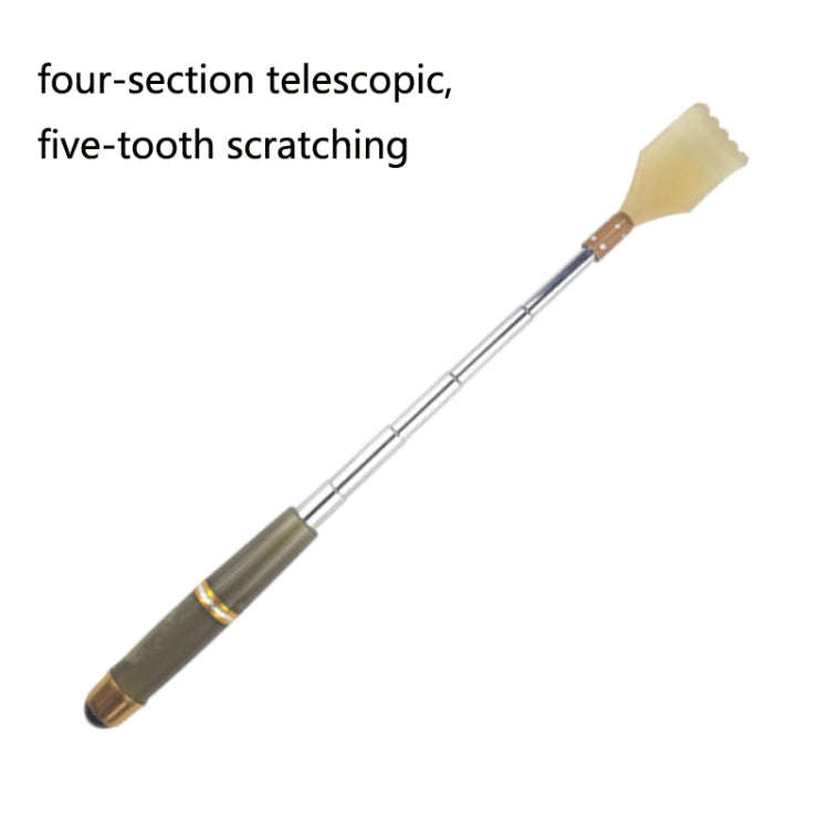 Magnetic Tickling Retractable Back Scratcher(Pink)