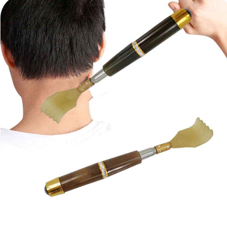 Magnetic Tickling Retractable Back Scratcher(Brown)