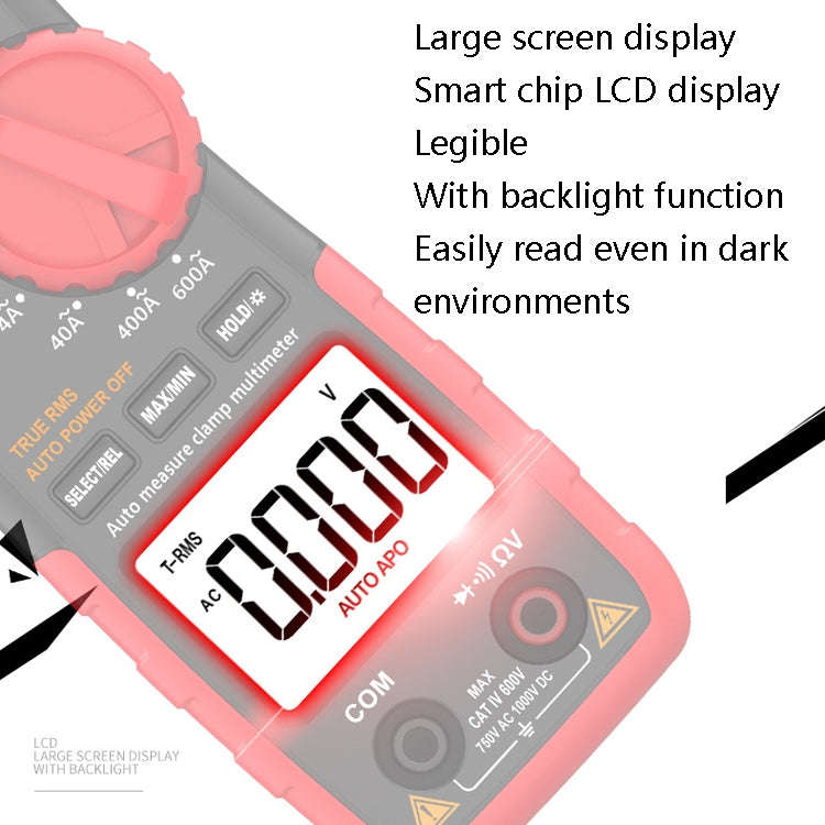 TASI TA8315D Pincers Meter High-Precision Digital Ammeter