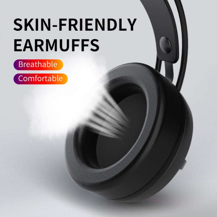 PANTSAN PSH-100 USB Wired Gaming Earphone Headset with Microphone, Colour: 3.5mm White