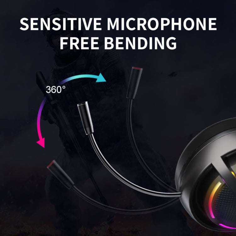 PANTSAN PSH-100 USB Wired Gaming Earphone Headset with Microphone, Colour: 3.5mm White
