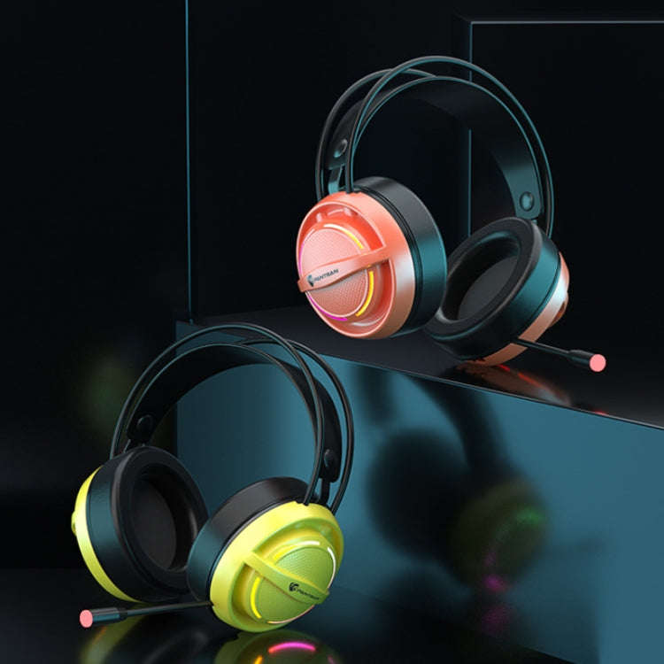 PANTSAN PSH-100 USB Wired Gaming Earphone Headset with Microphone, Colour: 3.5mm White