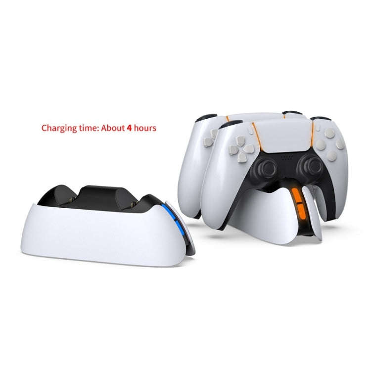 DOBE TP5-05103 Contact-Type Gamepad Charging Base With Indicator Light For PS5(White)