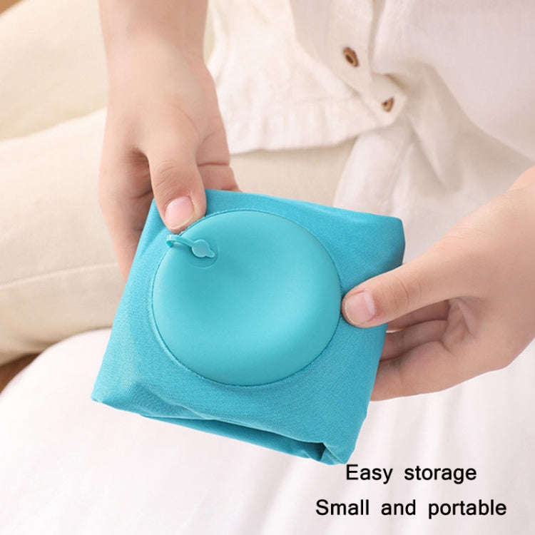 Travel Inflatable Press U-Shaped Neck Guard Pillow, Colour: Milk Silk U018-04Blue