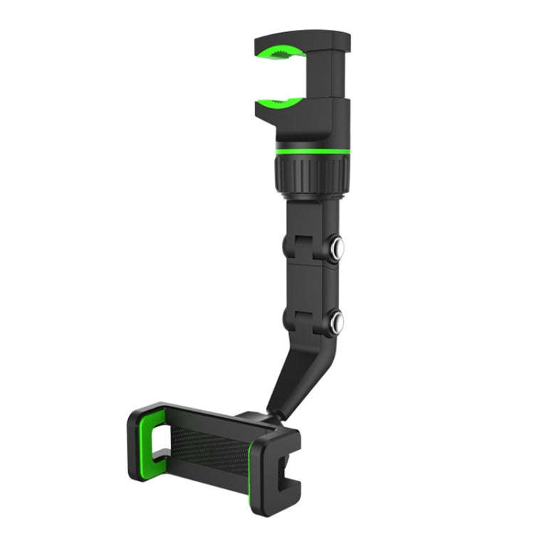 Multifunctional Vehicle-mounted Video Shooting Rearview Mirror Bracket(Green)