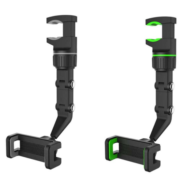 Multifunctional Vehicle-mounted Video Shooting Rearview Mirror Bracket(Green)
