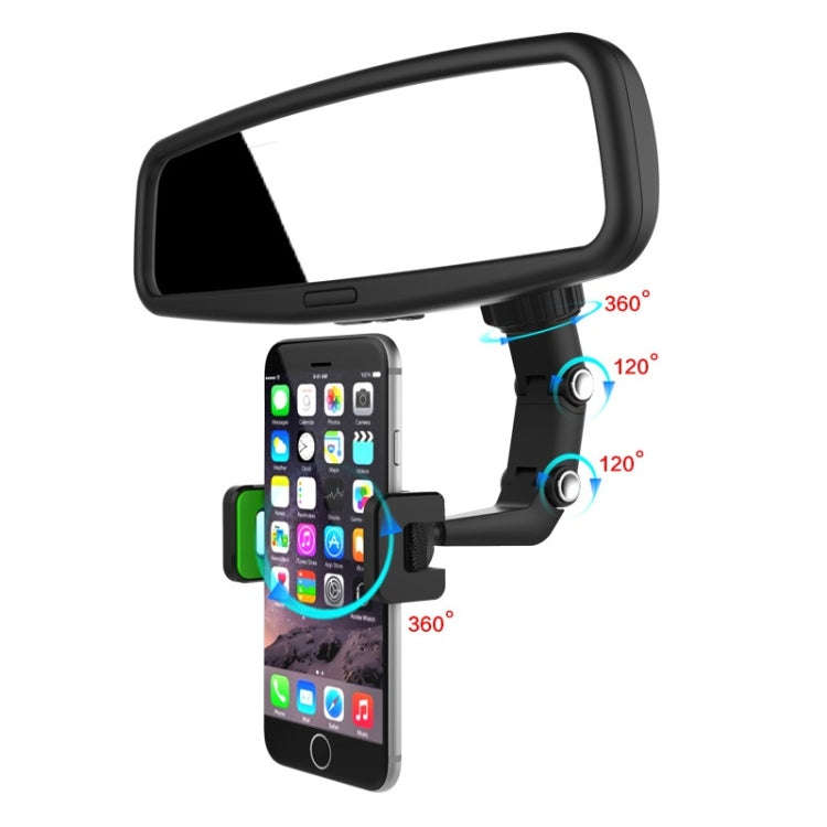 Multifunctional Vehicle-mounted Video Shooting Rearview Mirror Bracket(Green)