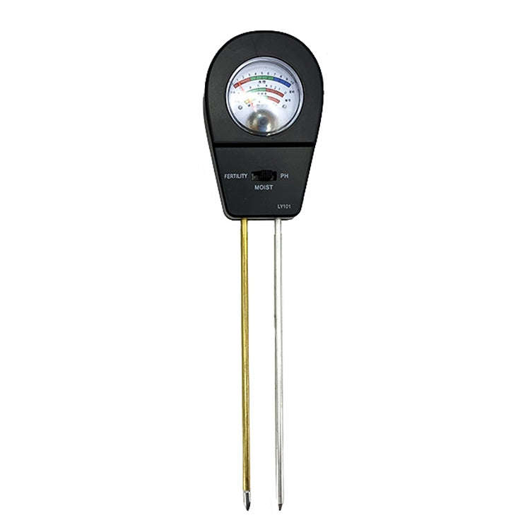 LY101 Flower And Grass Soil Detector PH Cantoneal Alkalin Testor(Black)