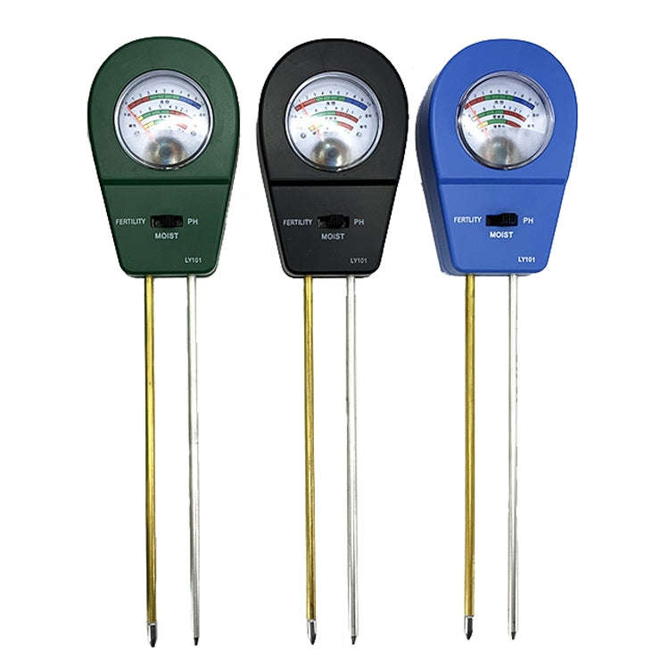 LY101 Flower And Grass Soil Detector PH Cantoneal Alkalin Testor(Blue)