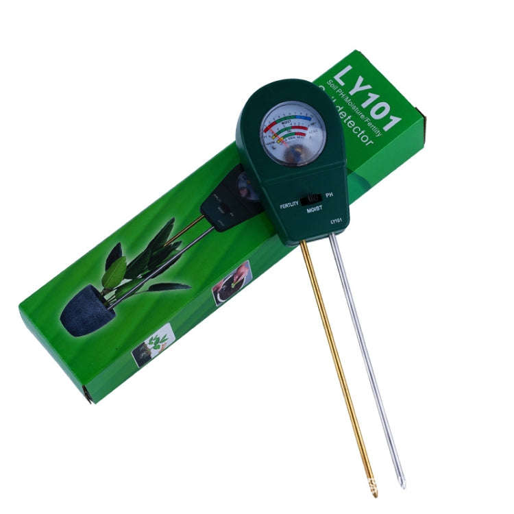 LY101 Flower And Grass Soil Detector PH Cantoneal Alkalin Testor(Blue)